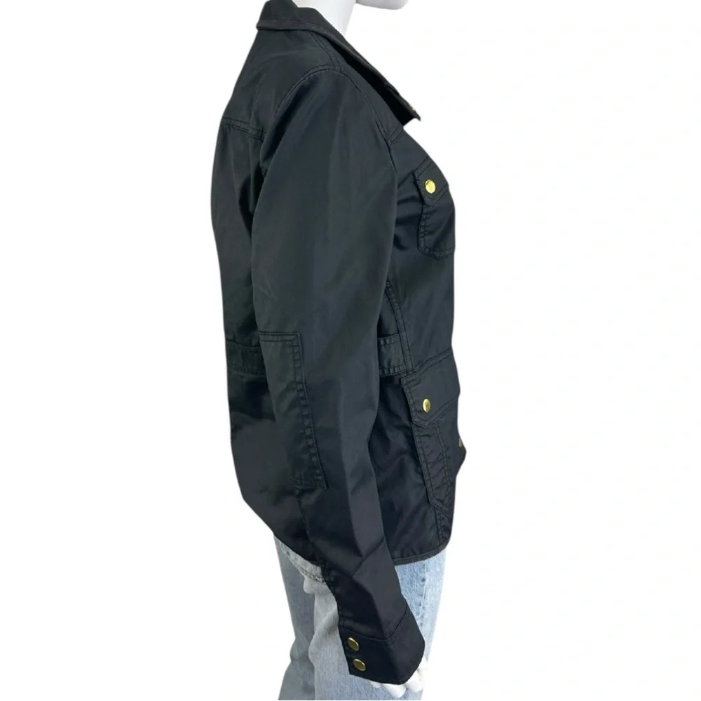 J. Crew Black Field Utility Jacket Size S A0040